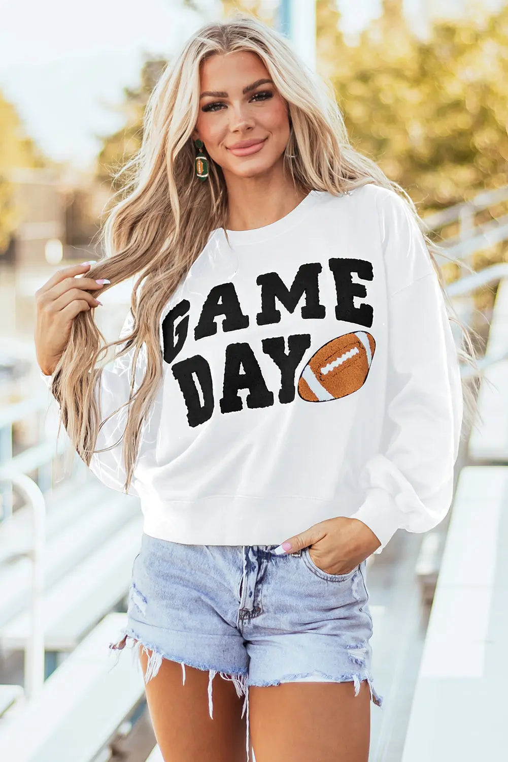 Game Day Carpeted Graphic Sweatshirt Florida Girl Fashion Boutique