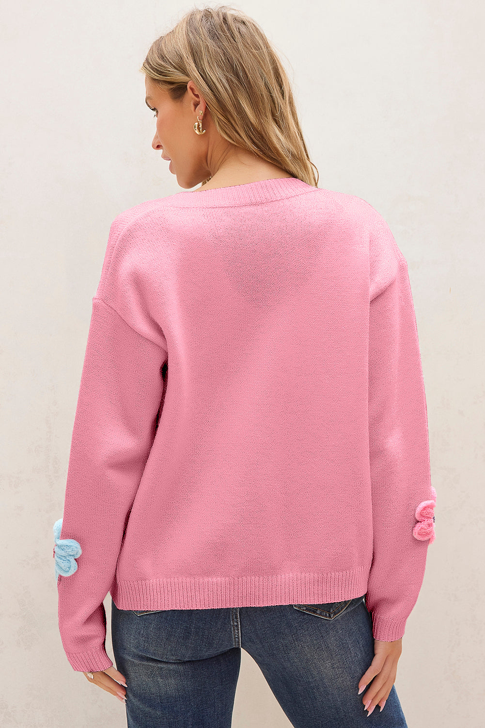 Knitted Floral Cardi Florida Girl Fashion Boutique