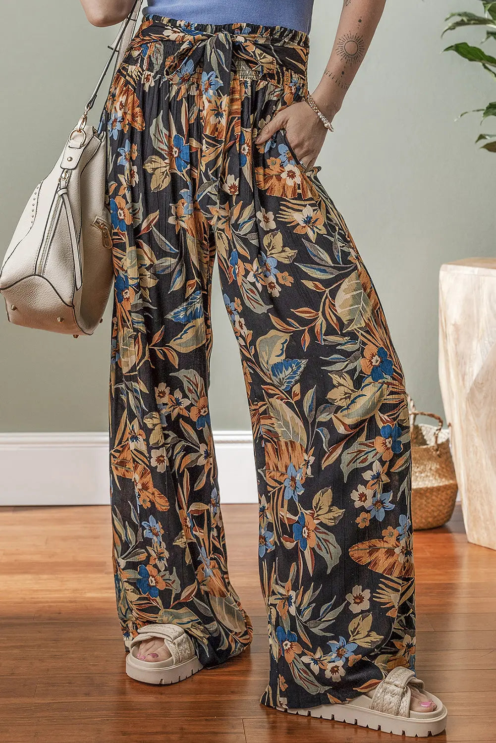 Tropical High Waist Pant Florida Girl Fashion Boutique
