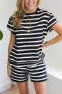 Nautical Stripe Lounge Set Florida Girl Fashion Boutique