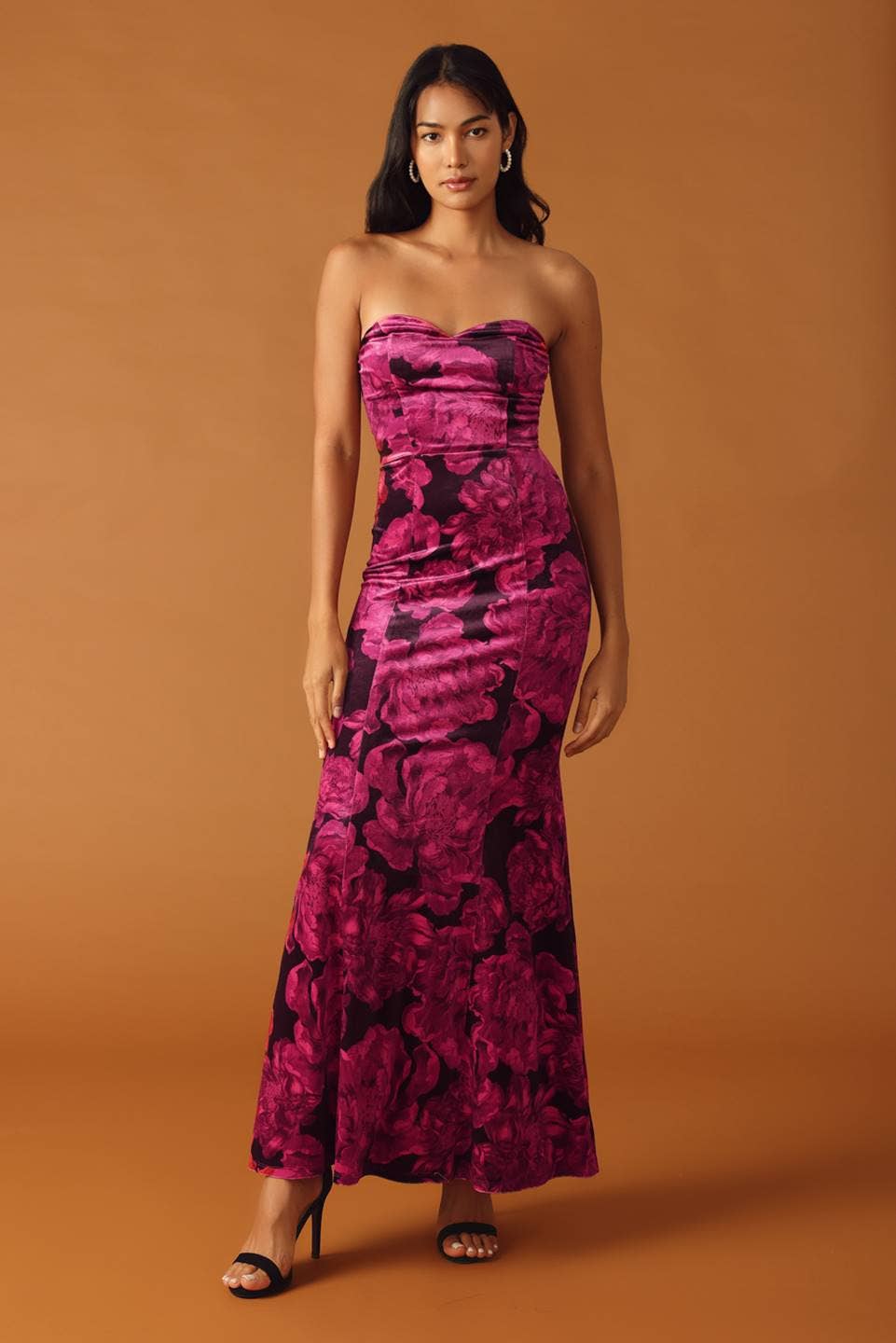 Velvet Printed Maxi FLYING TOMATO