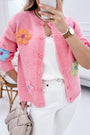 Knitted Floral Cardi Florida Girl Fashion Boutique