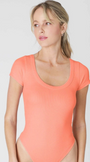 Nikibiki Short Sleeve Scoop Neck Bodysuit Florida Girl Fashion Boutique