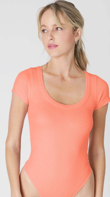 Nikibiki Short Sleeve Scoop Neck Bodysuit Florida Girl Fashion Boutique