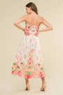 Floral Strapless Midi Dress Florida Girl Fashion Boutique