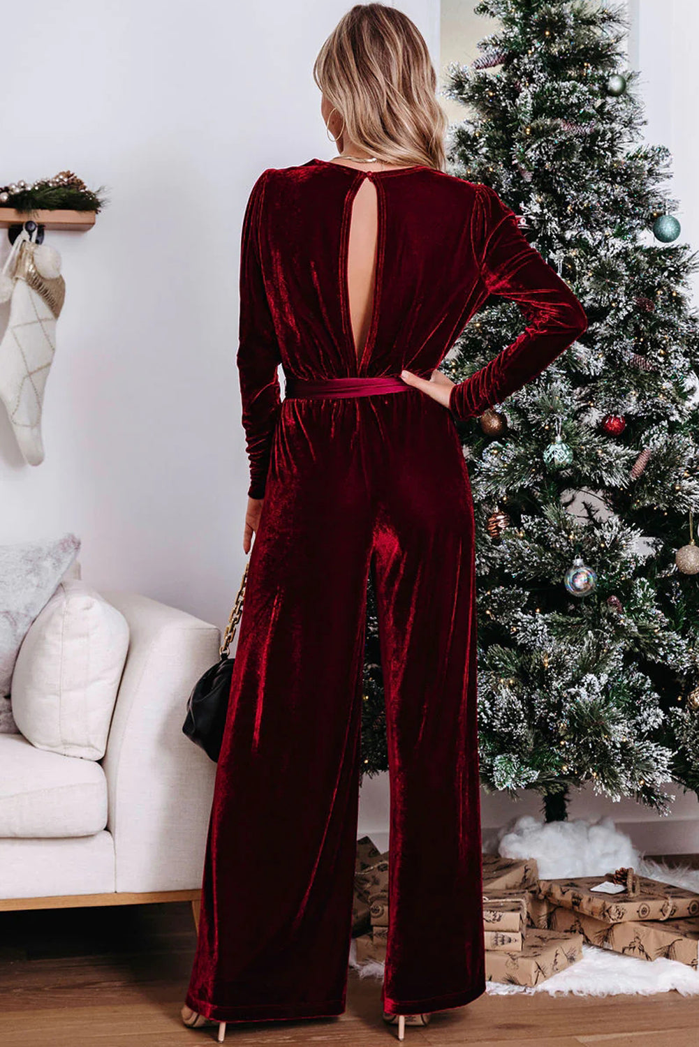 Velvet Jumpsuit Florida Girl Fashion Boutique