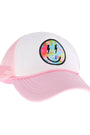 Tie Dye Smiley Face Ball Cap C.C Beanie