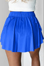 Drawstring High Waist Lined Tennis Skort Florida Girl Fashion Boutique