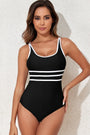 Contrast Trim One Piece Swimwear Florida Girl Fashion Boutique