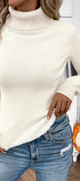 Fleece Lined Turtleneck Sweater Florida Girl Fashion Boutique