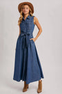 DENIM MAXI DRESS Bluivy