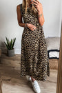 Contrast Trim Leopard Maxi Florida Girl Fashion Boutique