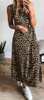 Contrast Trim Leopard Maxi Florida Girl Fashion Boutique