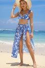 Navy and White Floral Bikini Florida Girl Fashion Boutique