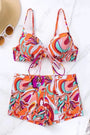 Groovy Floral Print Bikini Florida Girl Fashion Boutique