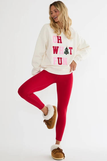 Beach Riot Devyn Oversized Sweatshirt Frost