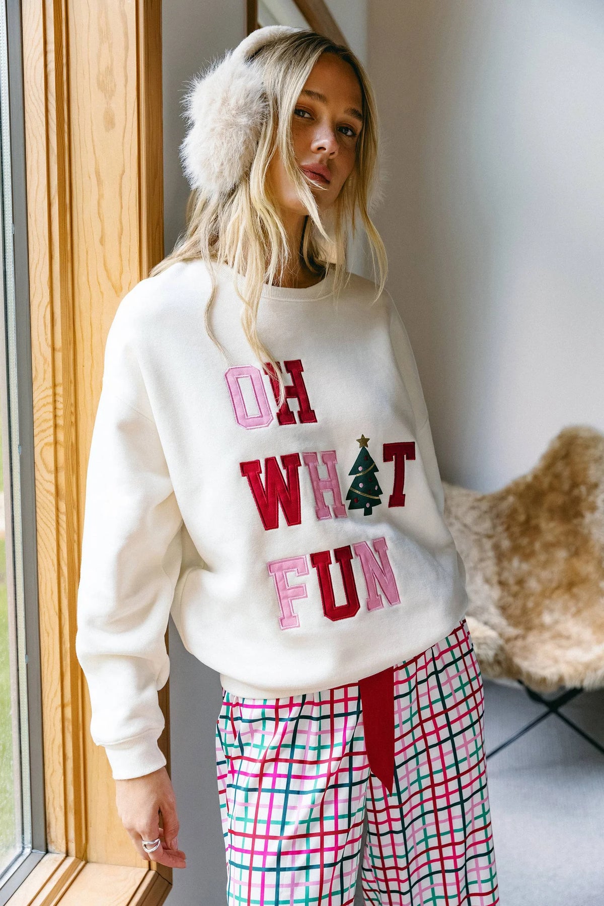 Beach Riot Devyn Oversized Sweatshirt Frost