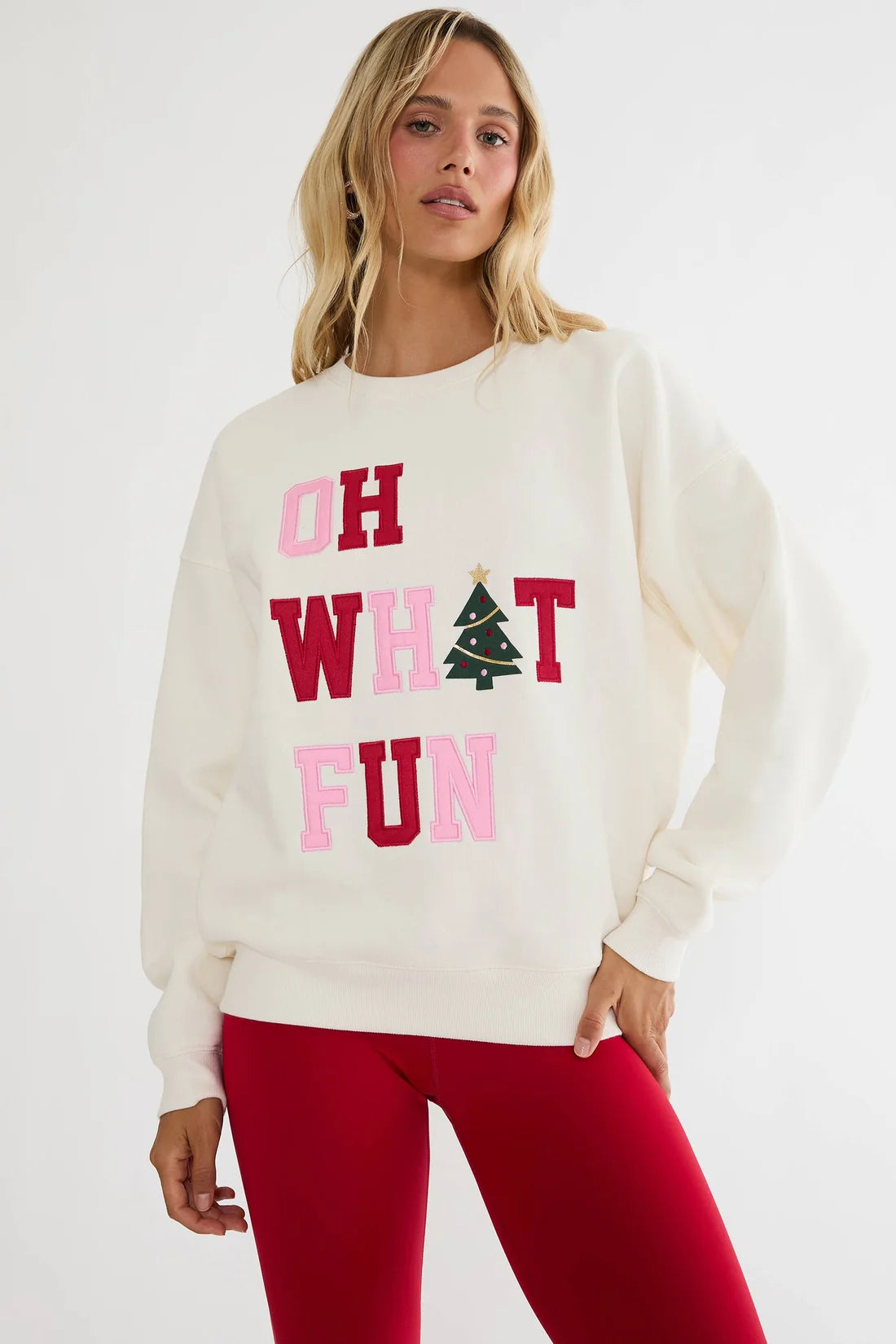 Beach Riot Devyn Oversized Sweatshirt Frost
