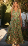 Miss June Paris Chelsea Maxi Dress Aqua