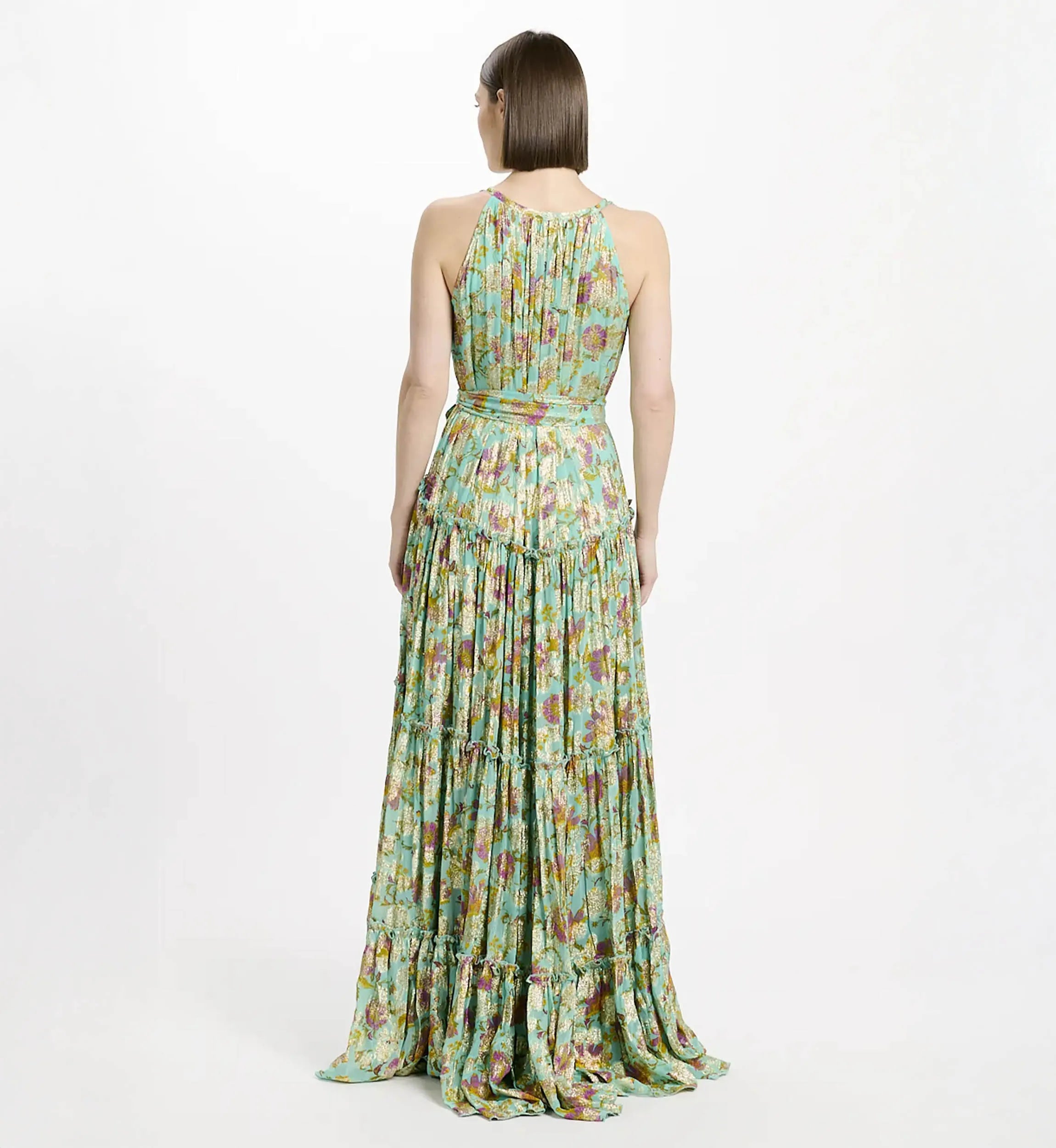 Miss June Paris Chelsea Maxi Dress Aqua