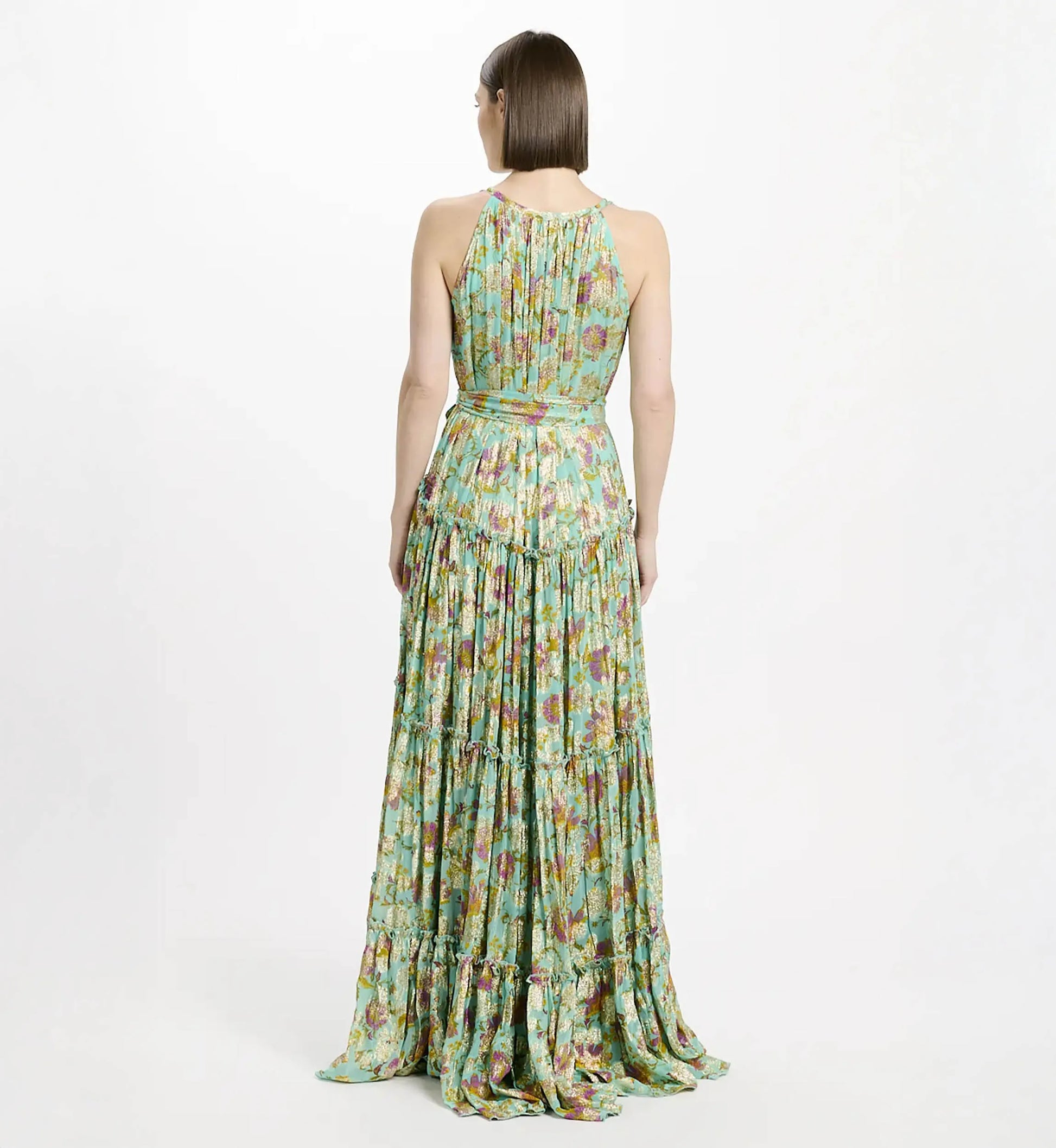 Miss June Paris Chelsea Maxi Dress Aqua
