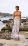 Miss June Paris Maxi Dress Marley - Peach/Lilac