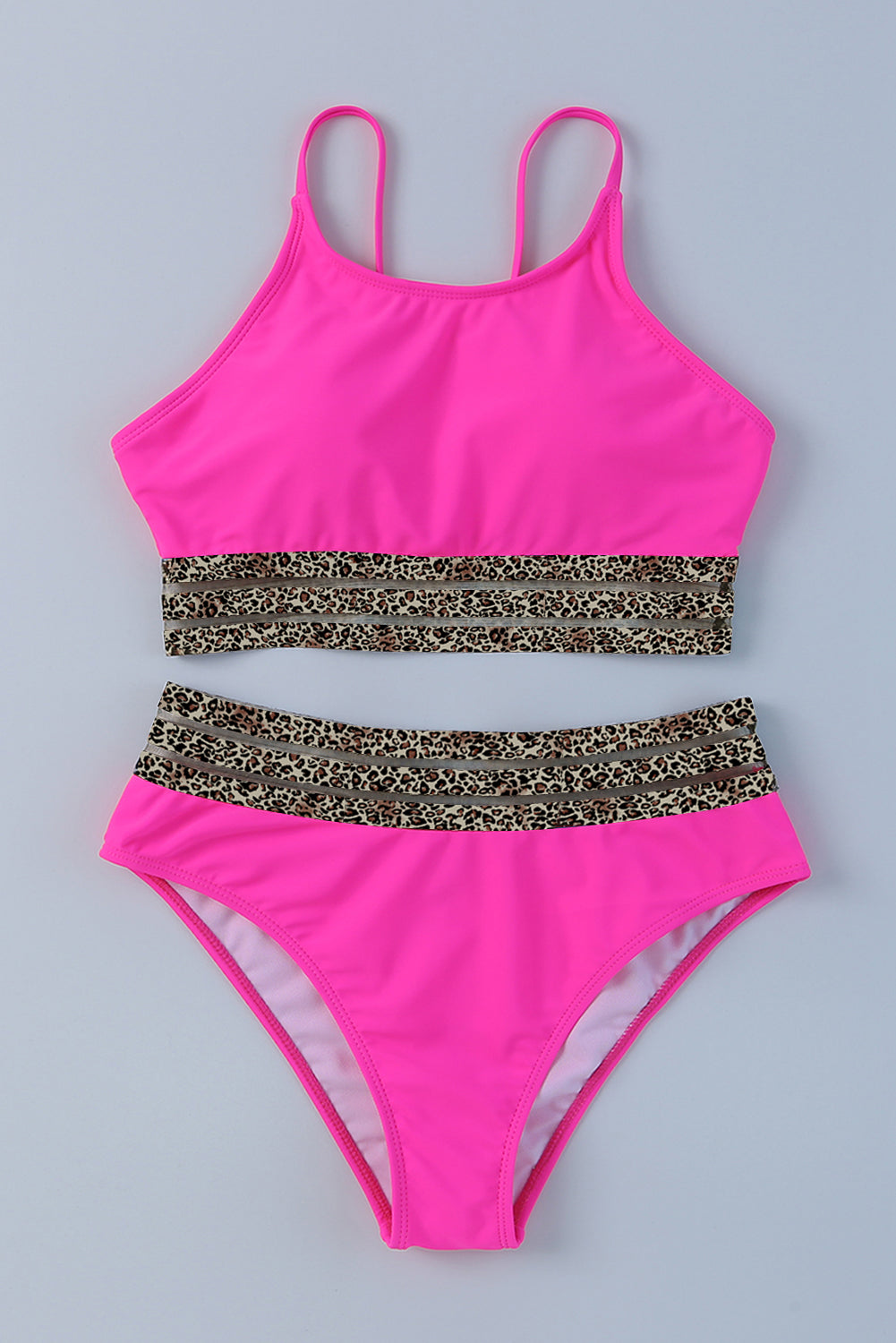 Hot Pink Leopard Banded Bikini Florida Girl Fashion Boutique