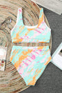 Blue Abstract Bikini Florida Girl Fashion Boutique